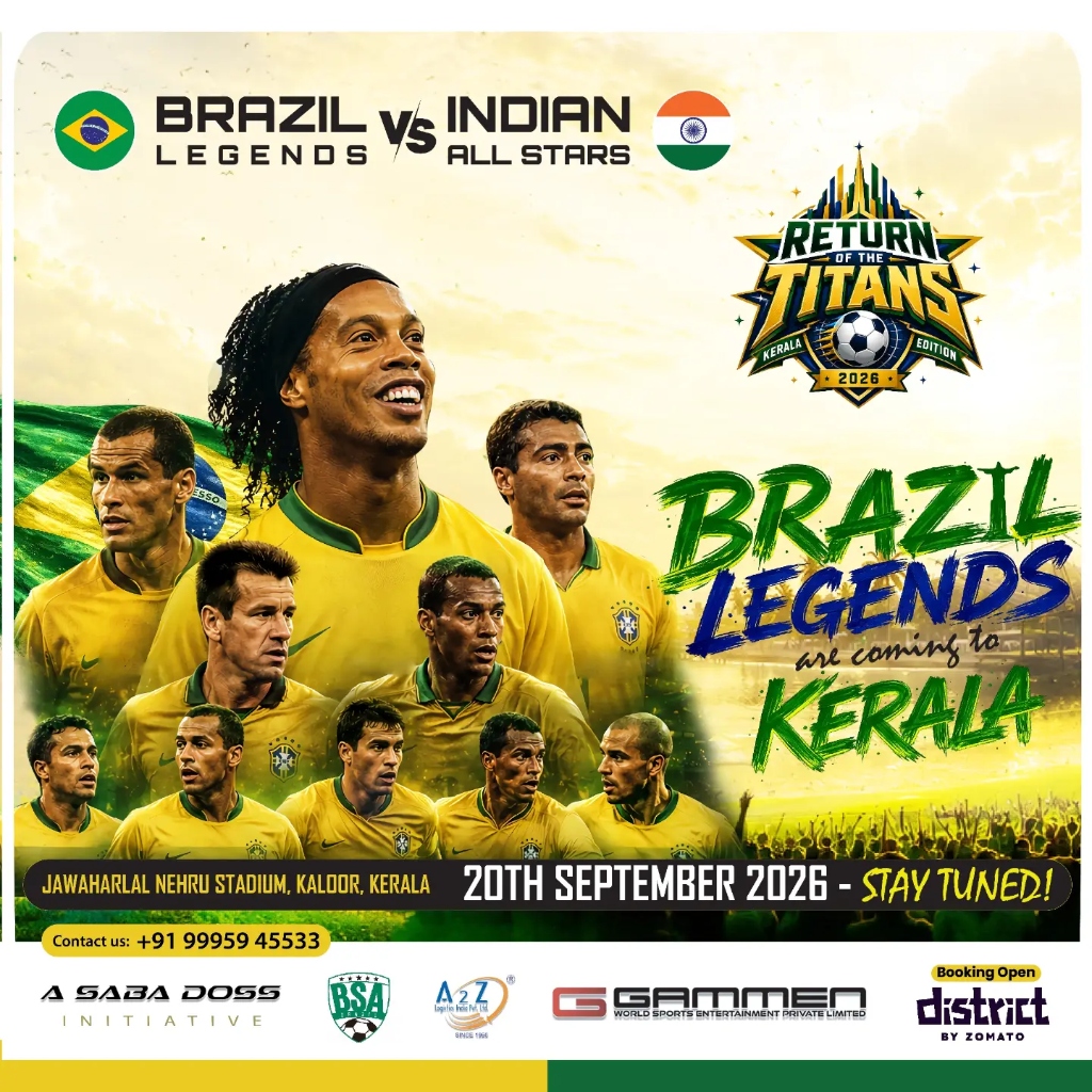 Brazil vs Indian Legends - Return of the Titans